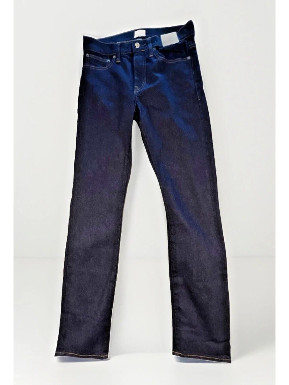 NWT J Crew 484 Jeans Kurabo Japanese Denim Men 30x30 Blue Dk Wash Slim Straight
